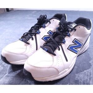 Men's New Balance 608 Size 15 D White/Blue Training Sneaker Shoes #MX608WR5